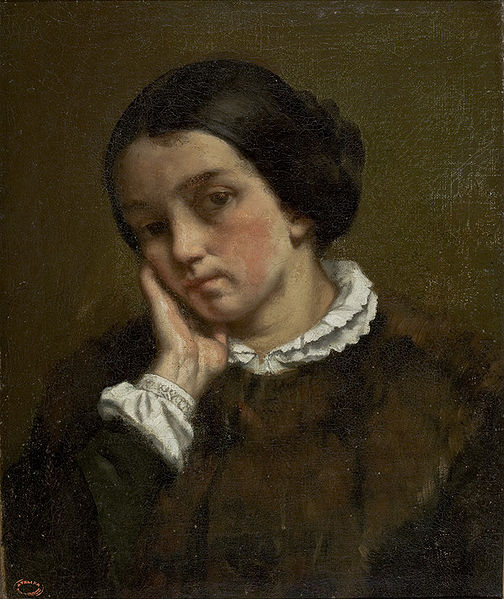 Gustave Courbet Zelie Courbet